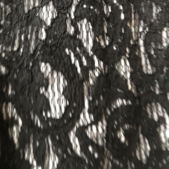 Dress Forum Stripe Seersucker Lace Romper - Picture 8 of 8